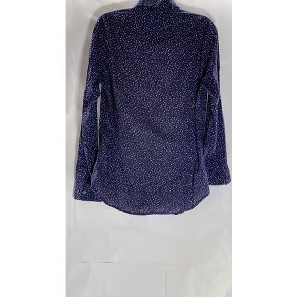 BANANA REPUBLIC Men's Blue Daisy Floral Soft Wash Slim-Fit Button-Up Shirt SZ M - Picture 2 of 13